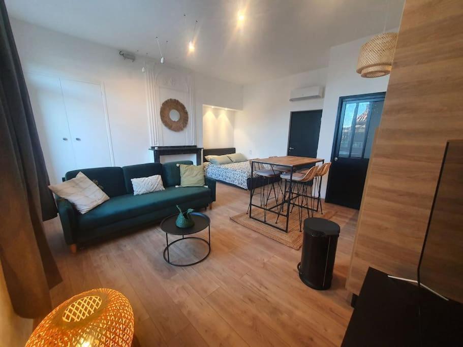 -Garrigue- Face A La Cite Medievale Studio Terrasse Classe 4☆ Carcassonne Ngoại thất bức ảnh