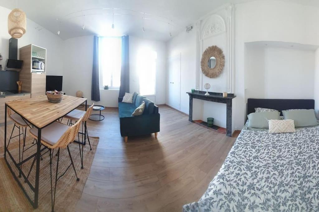 -Garrigue- Face A La Cite Medievale Studio Terrasse Classe 4☆ Carcassonne Ngoại thất bức ảnh