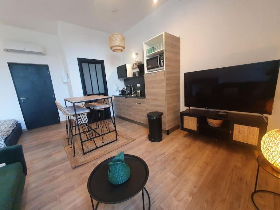 -Garrigue- Face A La Cite Medievale Studio Terrasse Classe 4☆ Carcassonne Ngoại thất bức ảnh